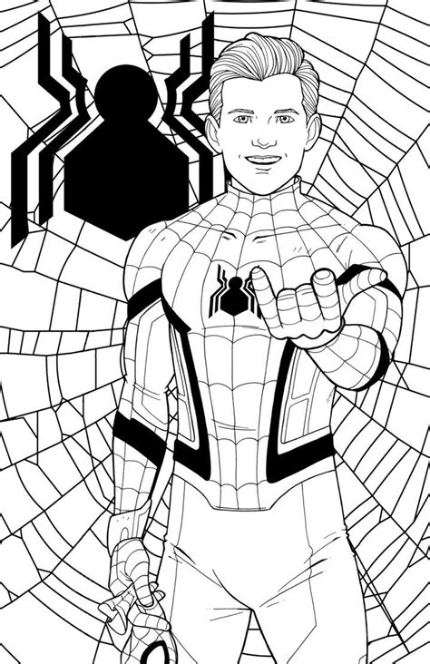 Spider Man Homecoming Coloring Pages Printable Pdf